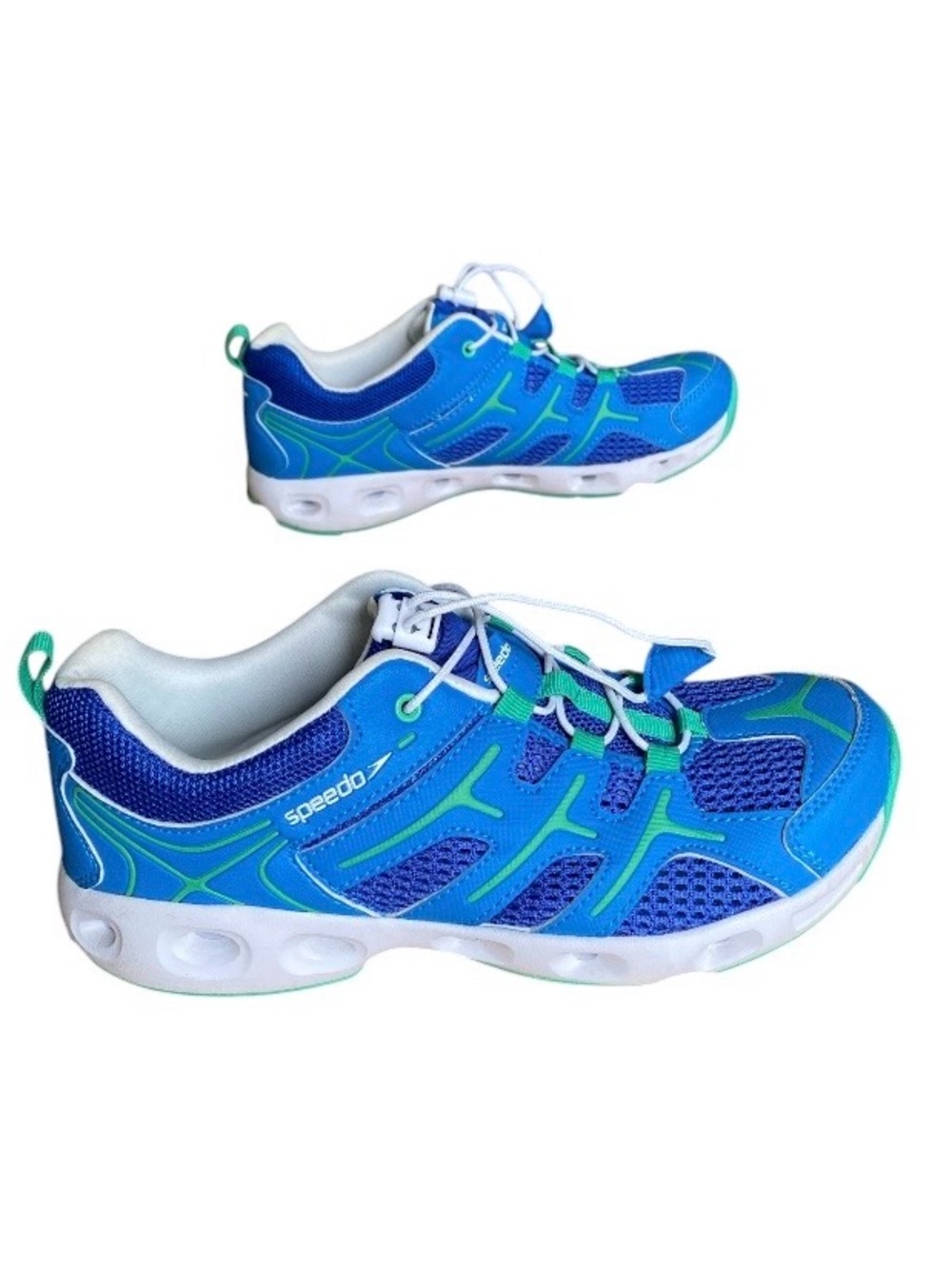 Speedo Hydro Comfort 3.0 Water Fisherman Shoe Sneaker Womens Size 8 Blue Green
